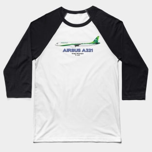 Airbus A321 - Iraqi Airways Baseball T-Shirt